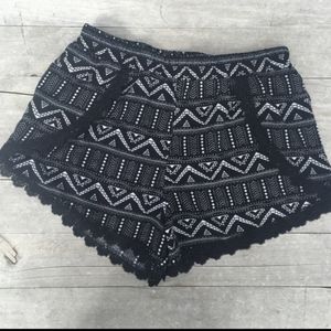 Boho and comfy tribal print shorts